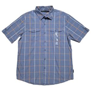 Deadstock Sean John Y2K‎ Plaid Button Down Shirt Mens L Designer Deadstock